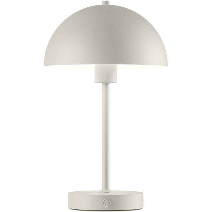 LED настільна лампа Skølm Aeriala: диммування, USB-C зарядка, тепле світло, до 10 годин роботи, метал, бежевий, енергоклас G