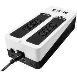 USV Eaton 3S Mini 36W для захисту роутерів, камер та Smart Home - Білий/Чорний (550VA/IEC)