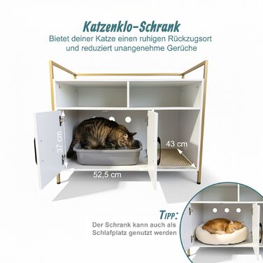 Шафка Relaxdays для котячого туалету