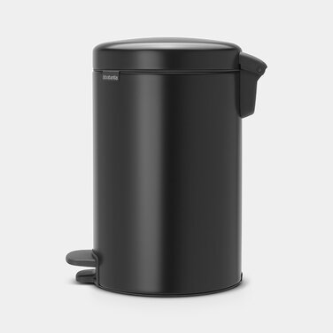 Педаль для сміття 12 л Silent Black Matte NewIcon Brabantia