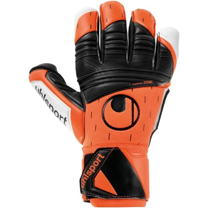 Воротарські рукавички Uhlsport Starter Resist рукавички для дорослих і дітей футбольні футбольні рукавички-підходять для будь-якого покриття, включаючи штучний газон - (11, флуоресцентний Помаранчевий / Білий / чорний)