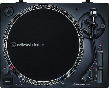 Програвач вінілу Audio-Technica LP120XUSBBK з прямим приводом, аналоговий та USB, чорний