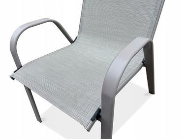 Комплект садових металевих меблів Focus Garden обідній, бежевий, 7 предметів