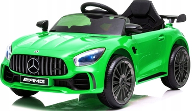 Дитячий електромобіль Mercedes AMG GTR зі шкіряним салоном, EVA