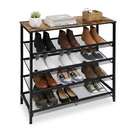 Стелаж для взуття Relaxdays у стилі індустріального лофту