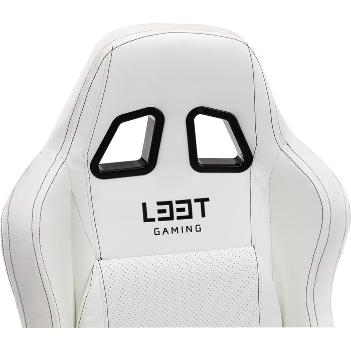 Ігрове крісло L33T E-Sport Pro Comfort, шкірозамінник, білий