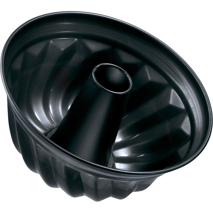 Конічна пружинна форма 32 см ЧОРНИЙ МЕТАЛІК, форма для випічки з плоским дном, високоякісна форма для випічки з антипригарним покриттям, (колір чорний), кількість (набір деків), 6530