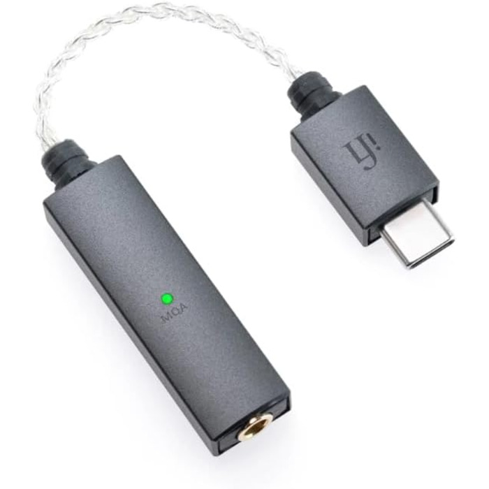 iFi GO link - ЦАП і підсилювач - Адаптер USB-C на 3,5 мм - Покращує звук будь-якого пристрою - Покращення динамічного діапазону - Гнучкий кабель - Підтримує високу роздільну здатність 32-біт/384 кГц/DSD256/MQA