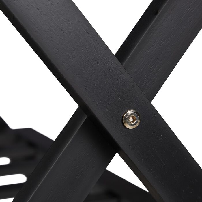 Підставка для валіз Relaxdays, складна з двома полицями