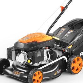 Бензиновий газонокосарка FUXTEC FX-RM4346 3в1 з приводом на задні колеса, ширина косіння 42 см, 146 см³, 40 л, збір трави