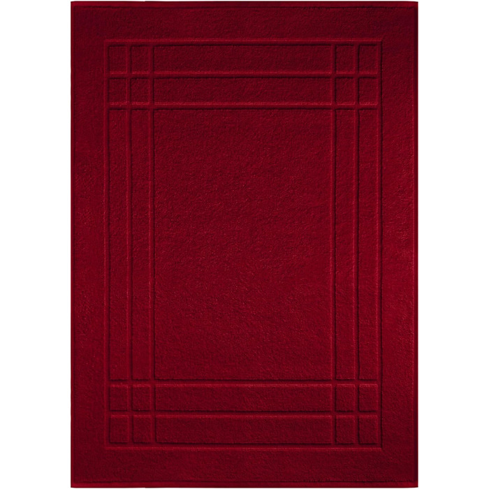 Килимок для ванної Lashuma Linz 50x70 см, Ruby Red