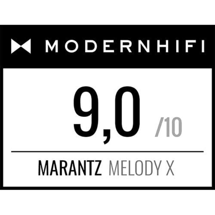 Система Marantz Melody X, програвач компакт-дисків, радіо DAB, потокове передавання, HEOS, Bluetooth, AirPlay 2, Alexa, Чорний