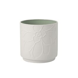 Ваза для квітів Like. by Villeroy & Boch 'It's My Home', преміум фарфор, зелено-біла (Blumentopf, Socculente, Mineral)