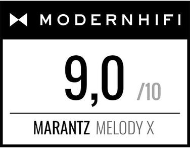 Система Marantz Melody X, програвач компакт-дисків, радіо DAB, потокове передавання, HEOS, Bluetooth, AirPlay 2, Alexa, Чорний