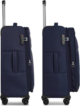 Візок Worldpack Soft Bag XL 78 см, поліестер, 4 колеса, TSA, серія Chicago (темно-синій)