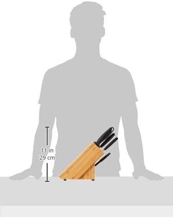 Набір ножів Zwilling 7-Piece, FRIODUR, з точильним каменем та ножицями, світло-коричневий