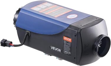 Дизельний опалювач повітря VEVOR 12/24V 2kW з LCD-дисплеєм та пультом керування для авто, фургонів, автобусів