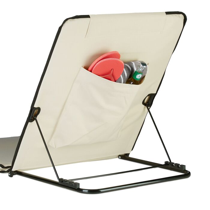 Relaxdays Пляжний килимок із сонцезахисним парасолькою