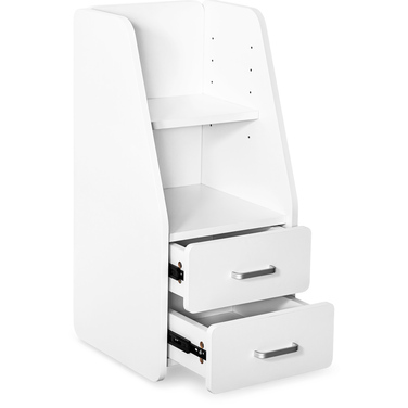Тумбочка Mealux BD-C12 White з надбудовою (арт. BD-C12 W)