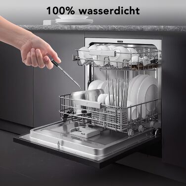 Термометр для м'яса BFOUR WiFi з Bluetooth, 6 сенсорів, з App-керуванням, бездротовий, для гриля та запікання