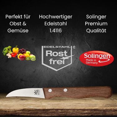 Набір кухонних ножів GEHRING SOLINGEN HOME MYII, 6 предметів, нержавіюча сталь, Made in Germany