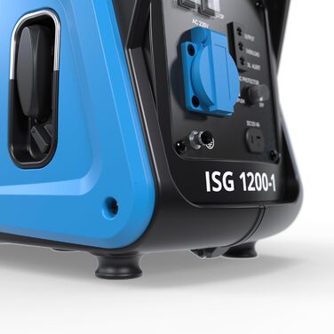 Güde Inverter Stromerzeuger ISG 2000-2: Інверторний генератор струму Güde ISG 2000-2 (2000 Вт, 4-тактний бензиновий двигун, 2.11/2.86 кВт, до 5.9 годин роботи, 4.1 л паливний бак, захист від перевантаження, ECO-режим, антивібраційні ніжки)