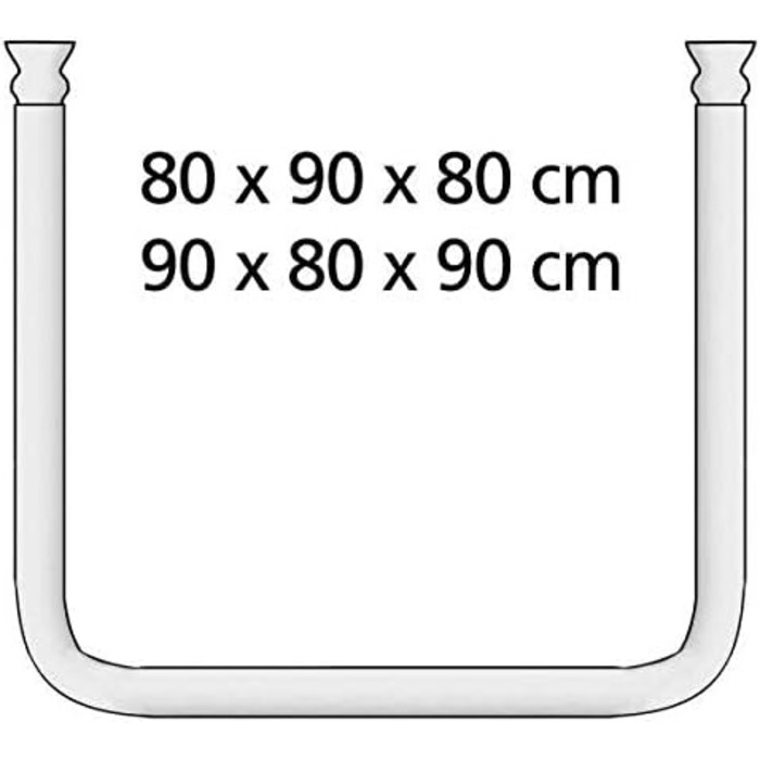 Душова штанга WENKO Angle, 3 комбінації, свердління, в т.ч. кріплення, нержавіюча сталь, хром срібло