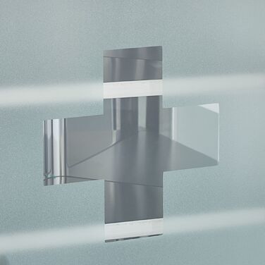 Шафка для медикаментів Relaxdays зі скляними дверцятами