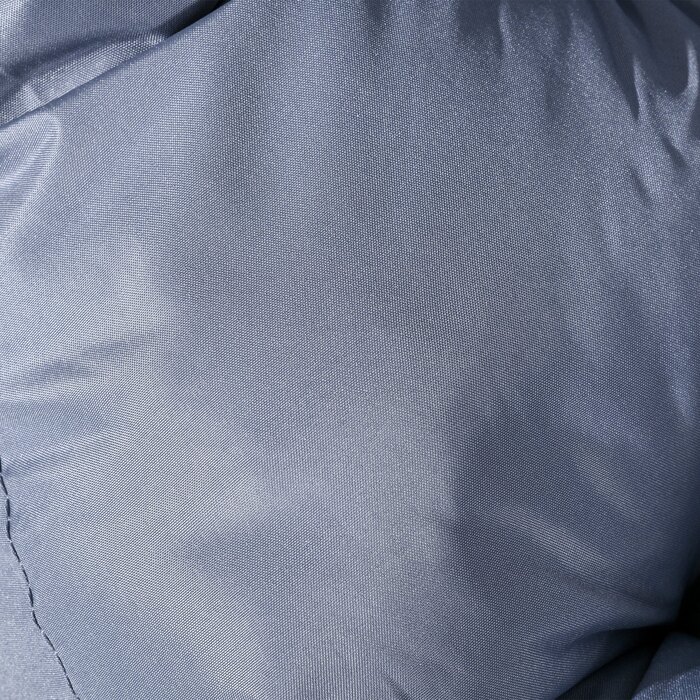 Крісло з ротангу для саду, вуличне крісло, плетений ротанг PE, розміри 89 см x 75 см x 143 см, сірий+чорний