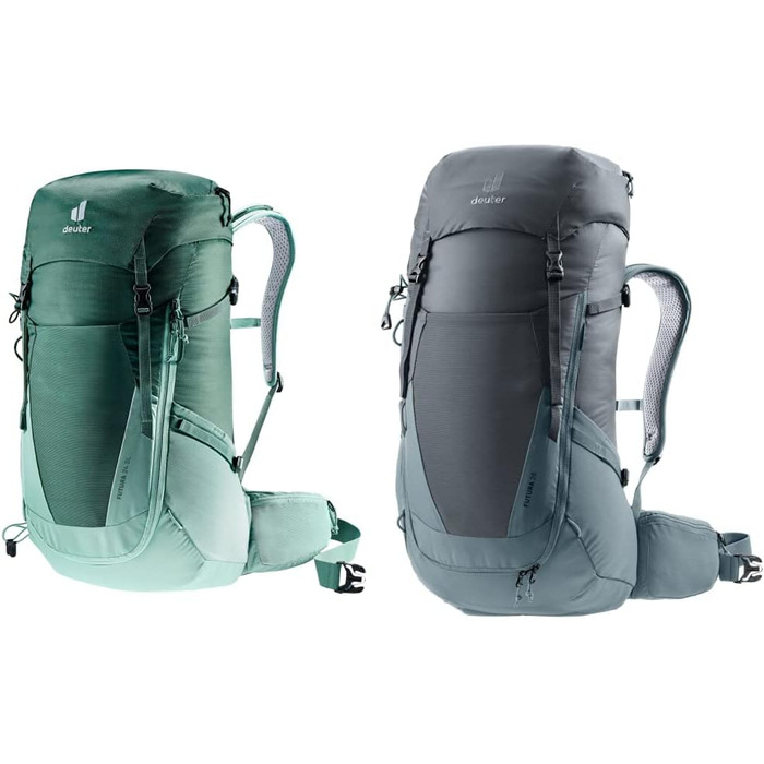 Жіночий туристичний рюкзак deuter Futura 24 SL (Forest-jade, комплект з сумкою)