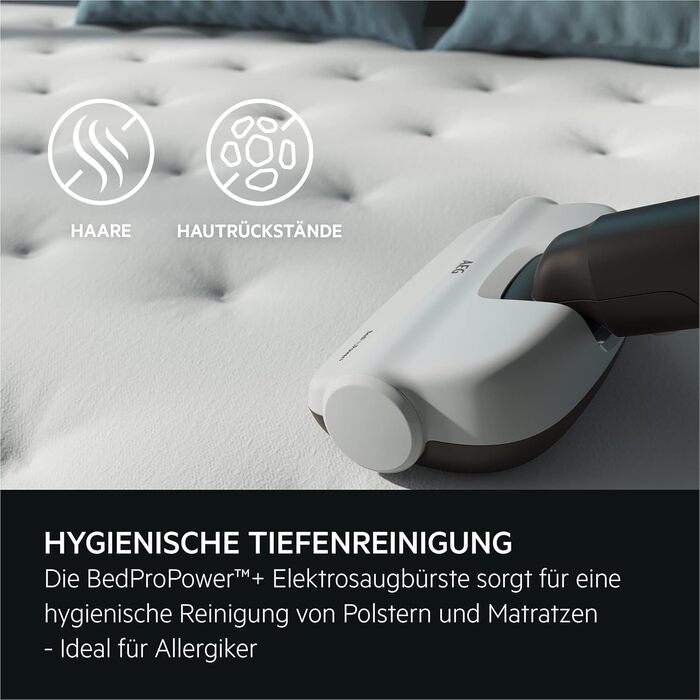 Акумуляторний пилосос AEG ÖKO AP71UB14AM: потужний, легкий (2.2 кг), ергономічний, з перероблених матеріалів, до 50 хв роботи, 120 м², 2-в-1, 5-рівнева фільтрація, для всіх поверхонь, автоматичний, сірий