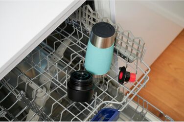 Термокружка Emsa Travel Mug Classic 360 мл, Mintgrün, з рукавом. Зберігає тепло 4 години, холод - 8 годин, 100% герметична.