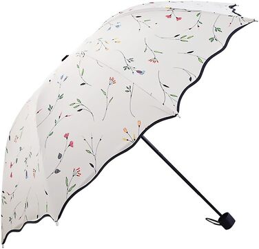 Парасолька JIAHG Міні-парасолька, анти-ультрафіолетова, легка і компактна, вітрозахисна, 8-кратна скоба, парасолька для жінок Дівчата подорожують на свіжому повітрі кемпінг Повсякденні потреби