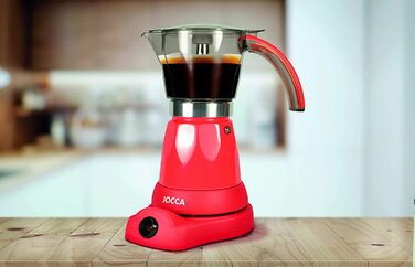 Еспресо-машина Jocca-Італійська кавоварка електрична 6 чашок еспресо-машина електричний прозорий глечик з прохолодною