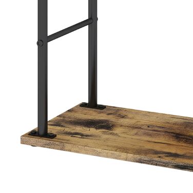 Підставка для рушників індустріального стилю з полицею Relaxdays