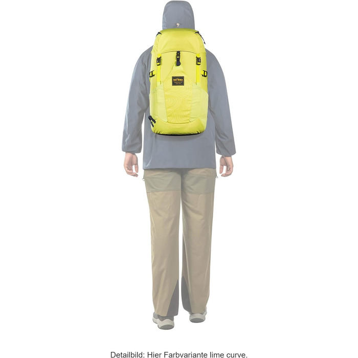 Рюкзак з вентильованою сітчастою спинкою та виготовлений з екологічних матеріалів - Об'єм (22 літри, Navy Curve), 22 -
