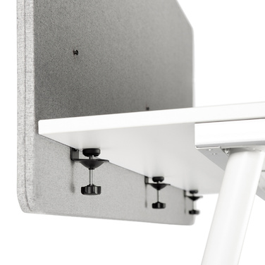 Акустична перегородка для офісу FLEXMIUT D 180 см світло-сіра hjh OFFICE