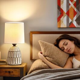 Настільна лампа GyroVu 2 шт. з ротангу, Бохо стиль, цоколь E27, для спальні, вітальні, читання