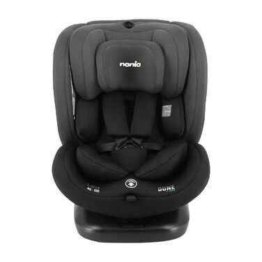 Автокрісло Nania Dune 0-36 кг, I-SIZE, 360° обертання, Isofix, регульована спинка та підголовник, сіре