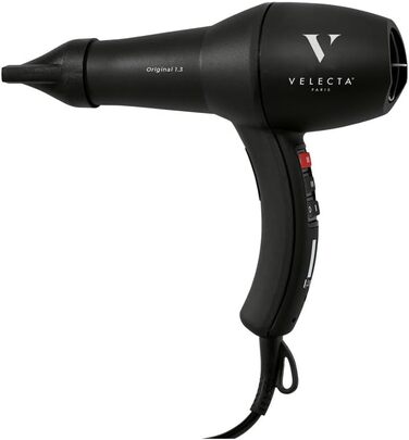 Професійний фен Velecta Paris Original 1.3 чорного кольору з ефектом оксамиту