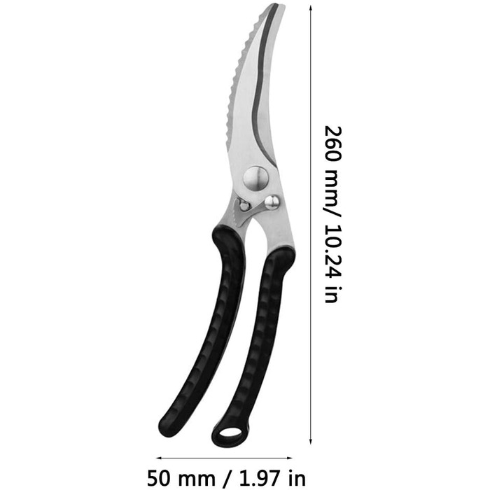 Багатофункціональні кухонні ножиці Гострі та неслизькі, для курки, кісток, риби, м'яса та овочів