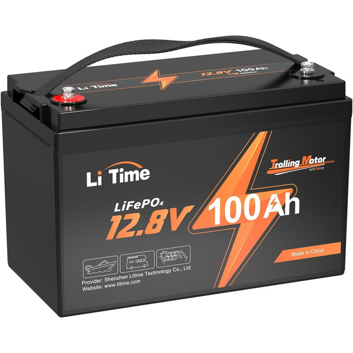 Літієвий акумулятор, автофургон під сидінням (12V100Ah TM), 4 12V 100Ah Bluetooth