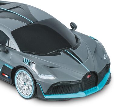 Модель автомобіля BUGATTI DIVO Mondo Motors 1:24, радіокерування, 8 км/год, сірий, іграшка для дітей