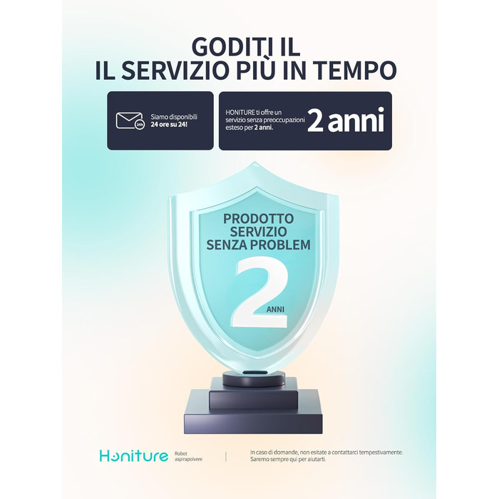 Робот-пилосос HONITURE з функцією миття підлоги, потужність всмоктування 4500 Па, керування APP, час роботи 180 хв, ідеально підходить для шерсті домашніх тварин