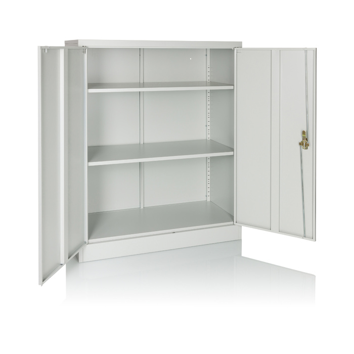 Шафа для документів COLOR AS, 105 x 90 x 40 см, металева, світло-сіра, hjh OFFICE