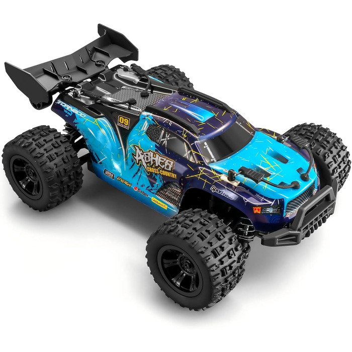 RC Автомобіль YONCHER 18101 1:18 4WD, 40 км/год, для дітей та дорослих, позашляховик, монстр-трак, 2 акумулятори, 70+ хв роботи