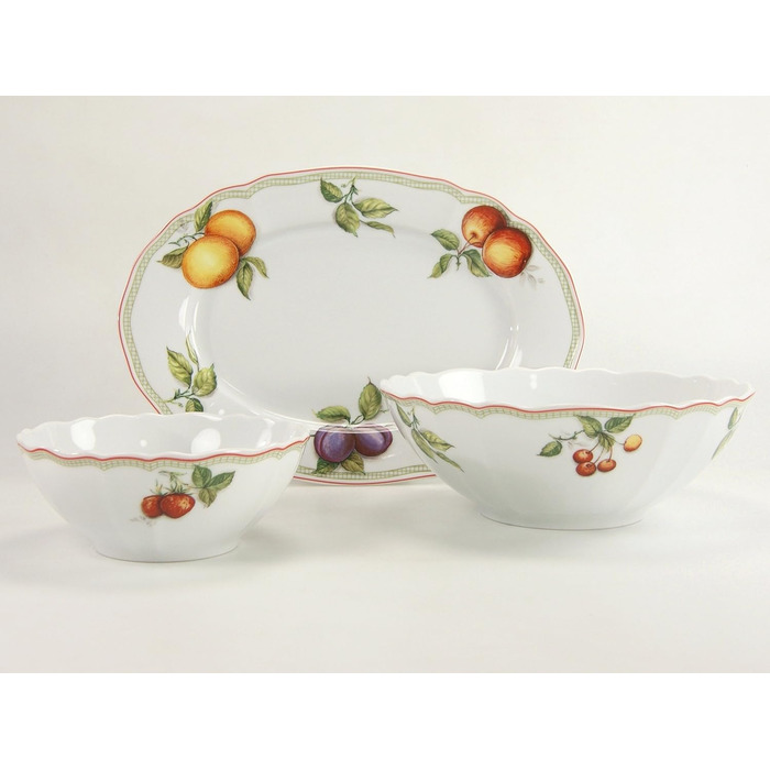 Flora Orchard Series, Набір посуду Комбінований набір 30 предметів (сервірувальний набір 3 предмети), 17032