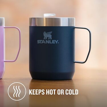 Термокружка Stanley Classic Legendary Navy 0.23L - З нержавіючої сталі, для кави з собою, BPA-Free, миється в посудомийній машині