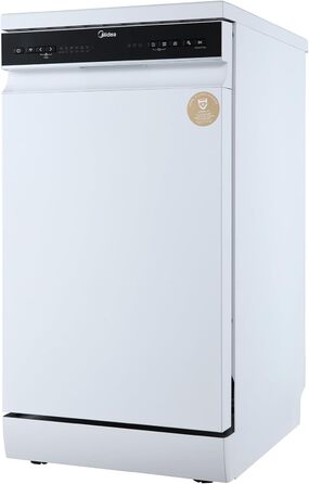 Посудомийна машина Midea SF 3.45N PRO: 9 комплектів, Inox, Wi-Fi, 47 dB, 3/6/9h таймер, 45 см
