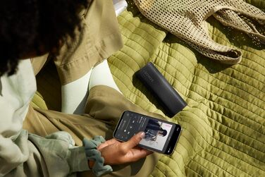 Портативна колонка Sonos Roam 2, водонепроникна, Bluetooth/Wi-Fi, 10 годин, голосове управління, для дому та вулиці, біла